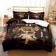 thumbnail image 1 of Retro Yellow-stone Fashion Bedding Set,Duvet Cover Bed Set Quilt Cover Pillowcase, Boys Girls Adult Bed Sheets, 1 of 5