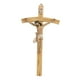 thumbnail image 2 of Cruz de pared grande (crucifijo pintado y tallado a mano), 2 of 3