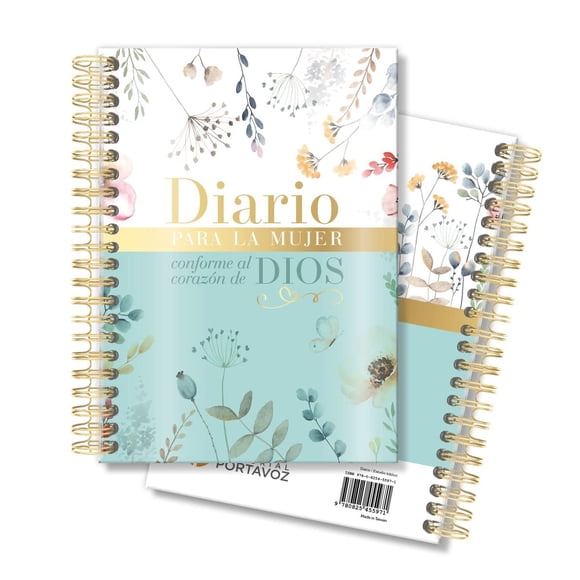 Diario para Mujer Conforme al Corazón de Dios Biblia - Edición Jardín