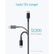 thumbnail image 4 of Cable USB a USB C Anker [paquete de 2, 3 m] para Samsung Galaxy S10, 4 of 6