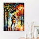 thumbnail image 2 of 1pc Dance Under The Rain By Leonid Afremov Canvas Poster, Wall Art Picture Print For Home Decor, No Frame 12x16 Inch 16*24inch, 2 of 5