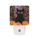 thumbnail image 1 of Fiesta del Gato Negro Luz nocturna LED con sensor de anochecer a amanecer para dormitorio, baño, pasillo, escaleras - Lámpara LED nocturna de enchufe, 0.5W - 1 pieza, 1 of 6
