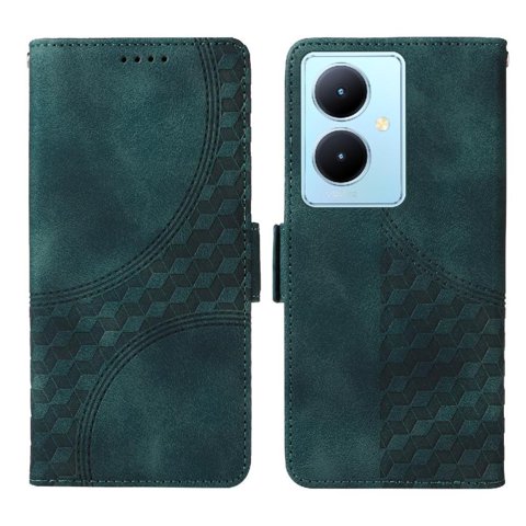 Carcasa Foxdock Vivo Y78 5G De Cuero Pu, Diseño Acolchado Clásico, Protección Contra Caídas Y Rayones