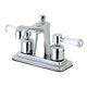 thumbnail image 1 of Grifo para baño Kingston Brass FB4641DPL de 4" tipo centerset, cromo pulido, 1 of 3