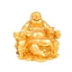 thumbnail image 4 of Estatuas de Buda de Resina, Escultura Estatuilla en Miniatura Buena para Colección de Escritorio Decoración de Sala de Té Del Salpicadero , Oro, 4 of 5