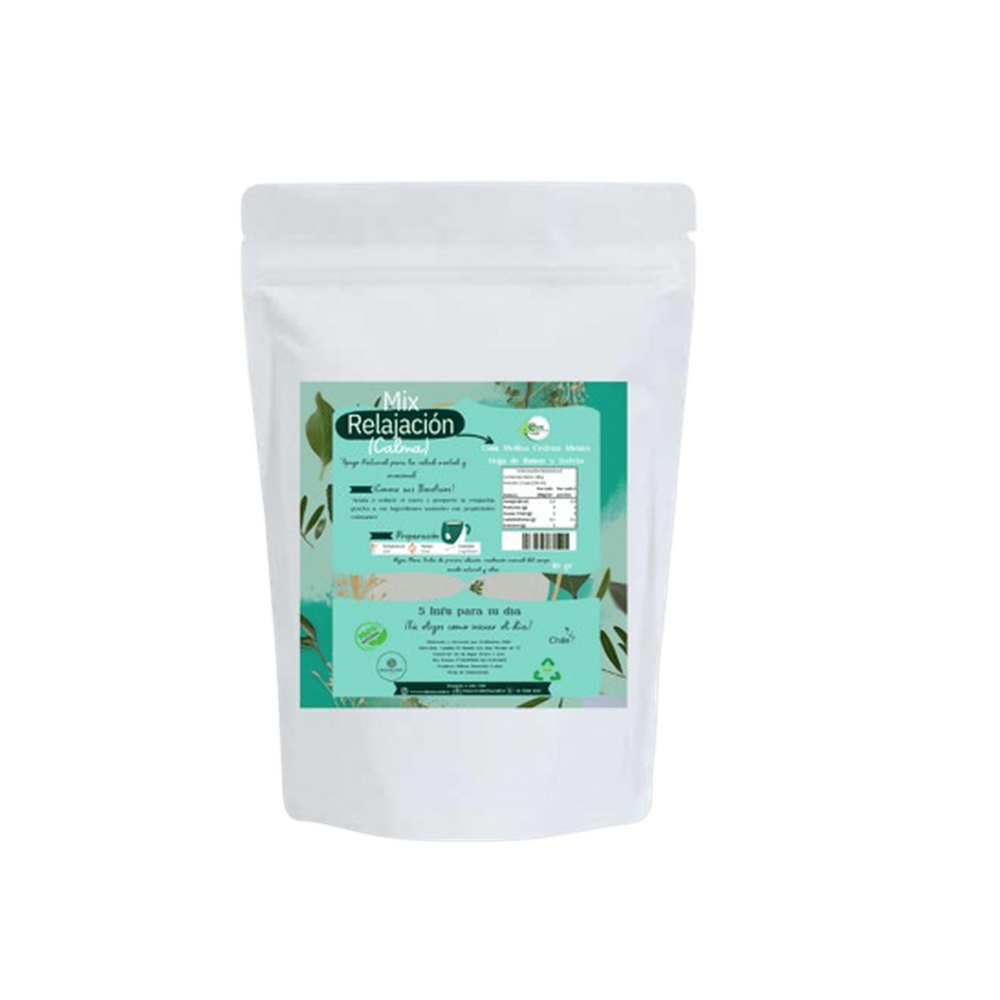 Ecohierbas Chile - Relajacion (calma) 20 Bolsas (2g C/u)