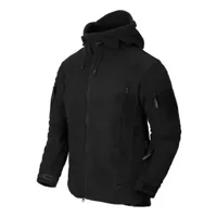 Max - Poleron Tactico Militar De Polar Negro Talla L