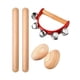thumbnail image 5 of Juguetes Musicales Preescolares Del Sistema Educativo De La Música De Madera Para Los Bebés 3pcs Del Regalo De Cumpleaños, 5 of 5
