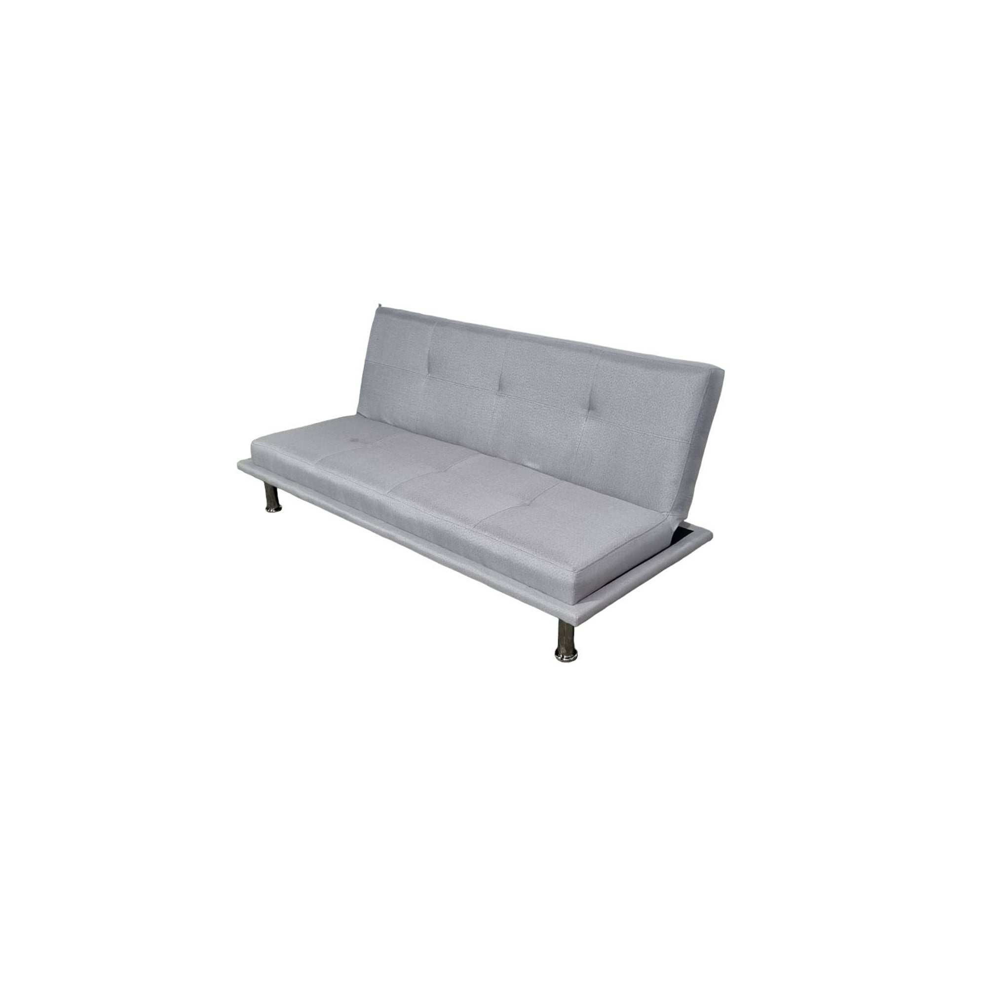 Diseños Valestrini - Sofa Cama Lino Gris Claro
