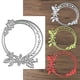 thumbnail image 3 of Troqueles de corte de metal con forma de copo de nieve navideño con forma de marco circular, 3 of 8