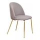 thumbnail image 1 of Silla Gabrielle Lino Patas Doradas Gris, 1 of 3