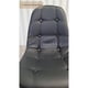 thumbnail image 3 of Silla Comedor Buckle Negra Ecocuero con Patas de Madera, 3 of 5