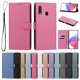 thumbnail image 1 of Cartera para Samsung Galaxy A20e con Bolsillo de Tarjetas, Rojo Rosa, 1 of 6