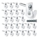 thumbnail image 1 of 24 Soportes De Estante De Alambre Resistentes, Incluidos Clips, Tornillos, Clips De Bucle Para Estante De Alambre, 1 of 5