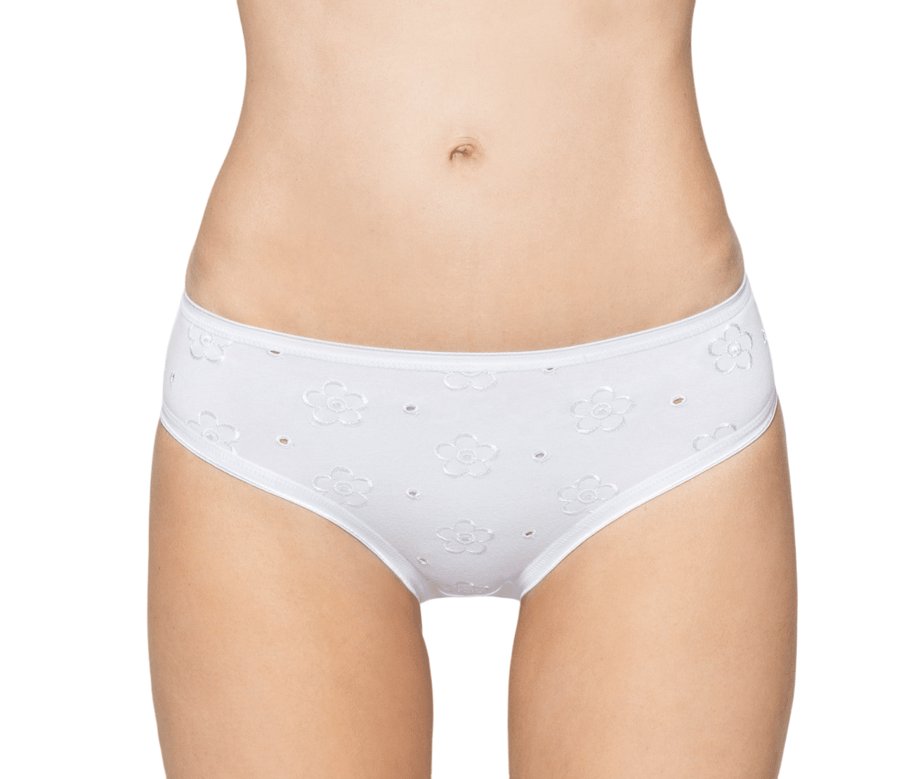 Lady Genny - Bikini Cotton Spandex Bordado