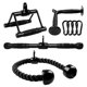 thumbnail image 1 of Cable desplegable Tricep para máquina, Yes4All, negro, 1 of 7