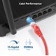 thumbnail image 3 of Cable Ethernet Cable Matters 3 m Rojo Cat 6, 3 of 9