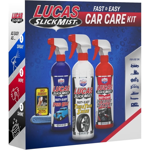 Kit Detallado Lucas Oil Slick Mist 10558 3x710ml Autos