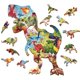 thumbnail image 2 of Puzzle de Madera Dinosaurios 48 Piezas Ludattica, 2 of 6
