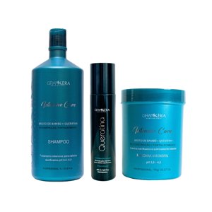 Kit Profesional Cuidado Intensivo Bambú Y Queratina Grankéra Profissional