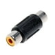 thumbnail image 2 of Adaptador Copla Alargador Conector RCA hembra a RCA hembra Audio Video negro, 2 of 4