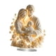 thumbnail image 5 of 2d Jesús Decoración De La Figura Santa Decoración Del Hogar Religioso Para El Gabinete Ministerio Del Hogar White Holy Family, 5 of 5