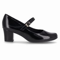Zapato Mary Jane Mujer Negro/Charol Laura Piccadilly
