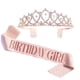 thumbnail image 1 of Tiaras de cumpleaños para niñas, coronas para cumpleaños de mujeres, tiara para reina de cumpleaños de mujeres con banda de cumpleañera, corona para niñas, tiaras y coronas para niñas, 1 of 5