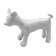 thumbnail image 3 of 1 Maniquí de Perro, Posición de piezaza, Modelo de material cuero PU para Exhibir Ropa para Perros, Collares, Ropa, Suministros para Tiendas de Mascotas , S, Perro Blanco S, 3 of 5