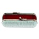 thumbnail image 4 of Caja de almacenamiento de la caja de almacenamiento de la caja del lustre del labio del lápiz labial del cuero de piedra agrietada con verde del espejo, 4 of 5