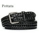 thumbnail image 2 of Pettata Fashion Men's Braided Belt Leather Strap For Jeans, 2 of 4