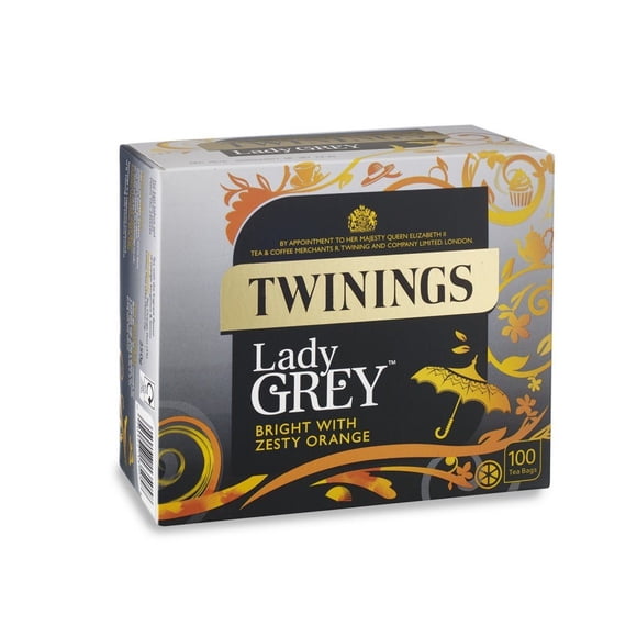 Twinings - Lady Grey Zesty, Naranja y Brillante - 80 Bolsitas de Té