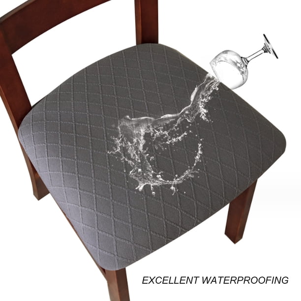 Fundas impermeables para sillas de comedor, de cocina y de comedor (4 unidades)