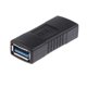 thumbnail image 4 of escriba un conector de cambiador de acoplador del adaptador usb 3.0 hembra a hembra negro, 4 of 5