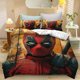 thumbnail image 1 of Deadpool Bedding Set,Cartoon Deadpool Duvet Cover und Pillowcase,2/3 Pieces quilt cover Christmas Birthday Gift Bed Sheets, 1 of 5