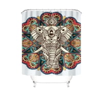 Genérico - Cortina Para Baño Con Forro De Ducha 180 Cm L12