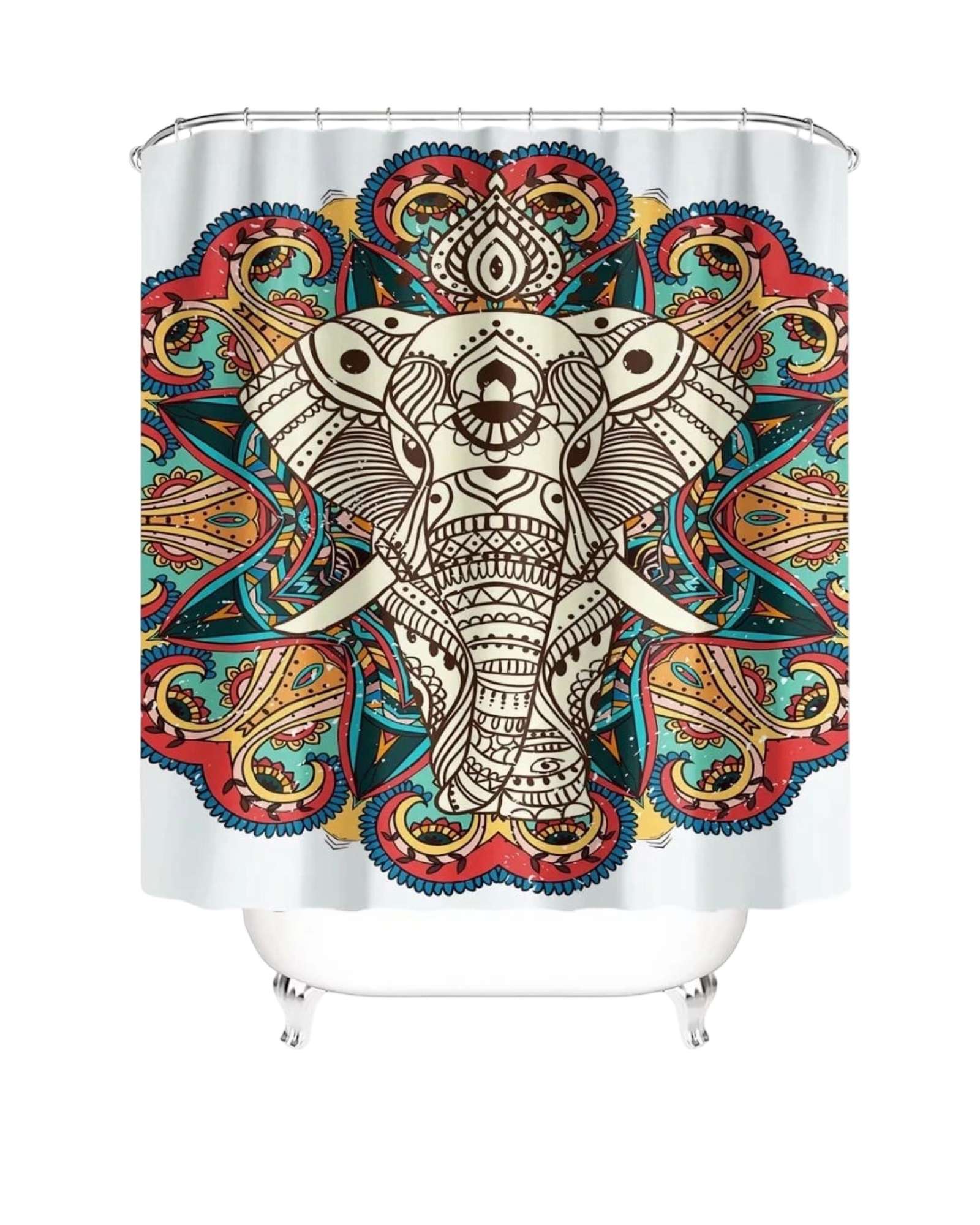 Genérico - Cortina De Baño Con Forro De Ducha 180 Cm L12