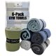 thumbnail image 1 of Toallas de gimnasio WESWEAT, paquete de 6, microfibra, sin olor, 1 of 8