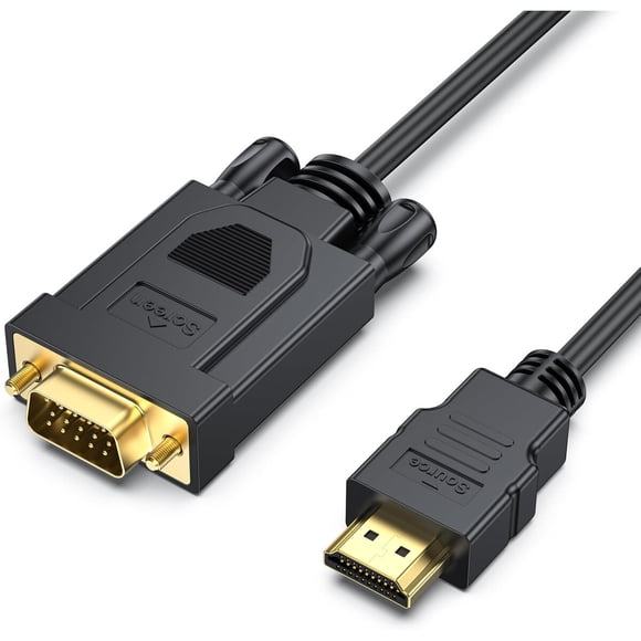 BENFEI HDMI to VGA 6 Feet Cable, UniDirectional HDMI Computer Cable