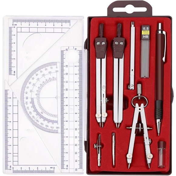 Set de Compases Ysglory KZ013 de 13 Piezas de Zinc