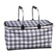 thumbnail image 3 of Bolso Termico Plegable Cuadros Negros Cooler Canasta Picnic, 3 of 3