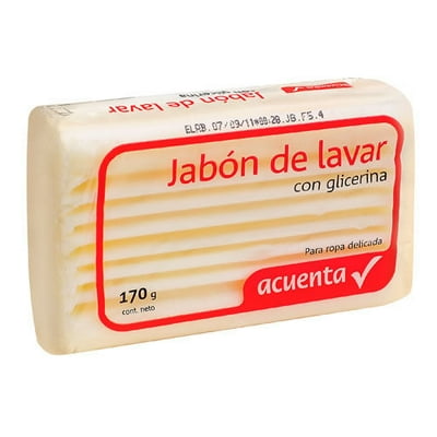 Jabón De Glicerina Barra Bolsa 170 G Acuenta