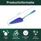 thumbnail image 2 of 2 servidores para tartas de acero inoxidable, diseño triangular, con borde dentado., 2 of 5