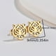 thumbnail image 2 of 1pair Stylish Lion Animal Stainless Steel Stud Earrings - The Perfect Punk Accessory for Men!, 2 of 5