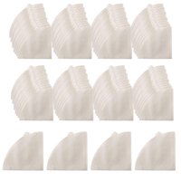 Magideal - Filtros De Papel Natural Desechables, Filtros De Repuesto En Forma De V, Papeles De Filtro De Café Para Taza De Filtro, Herramientas De Goteo Para , Blanco V01