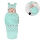 thumbnail image 1 of Pañuelo para bebé con gorro Pañuelos para eructar para recién nacidos hechos de cómodo algodón orgánico, saco de dormir para bebé niña niño 0-3 meses, 1 of 8