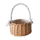 thumbnail image 4 of Cesta De Almacenamiento Rústica Hecha A Mano De Ratán Para Flores De Boda, Soporte De Mimbre Para Plantas S, 4 of 5