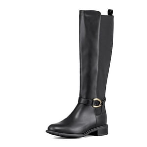 Bota Larga Mujer Casual Eco Cuero Moda Clasico Weide Zs70