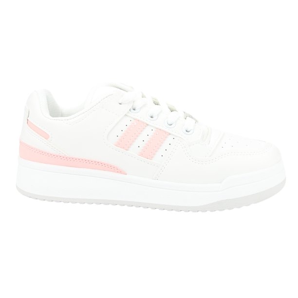Zapatilla Chalada Mujer Juve-1 Blanco Rosado Urbano