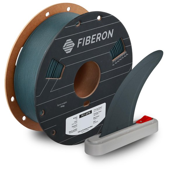Filamento Polymaker Fiberon PET-GF15 1,75 mm 1 kg Gris